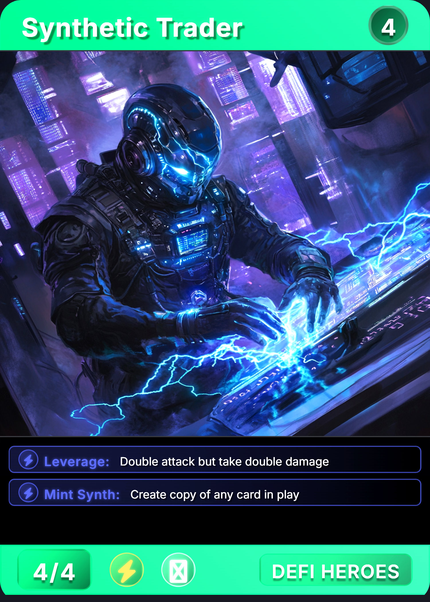 DeFi Hero Card